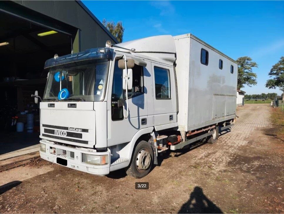 IVECO Eurocargo ML100E18 Doka horsetransporter  at taşıma aracı