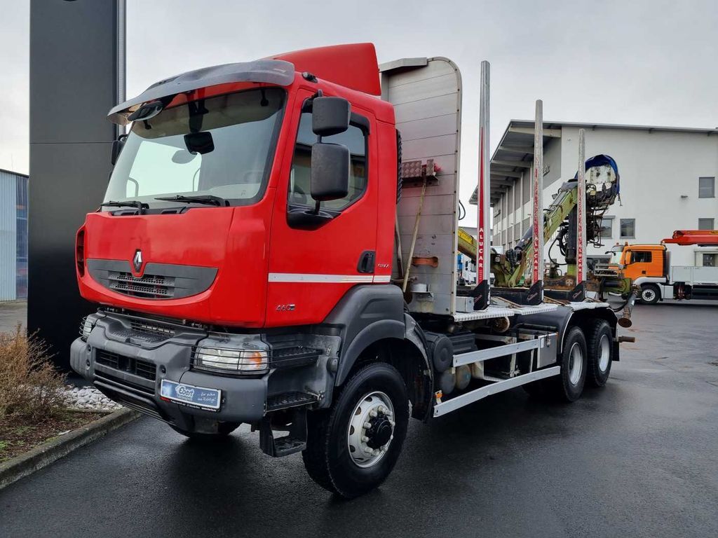 camion forestier Renault Kerax 460.35 DXi